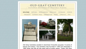 Old Gray Cemetery Website