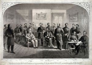 General Lee surrender to Gen. Grant - Library of Congress