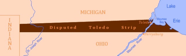 Disputed Toledo Strip - by Drdpw on Wikipedia Commons 